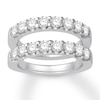 Thumbnail Image 1 of Previously Owned Diamond Anniversary Enhancer Band 2 ct tw Round 14K White Gold