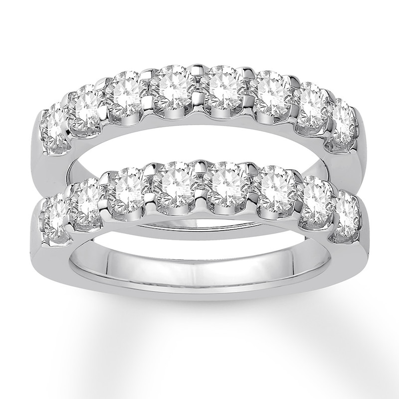 Main Image 1 of Previously Owned Diamond Anniversary Enhancer Band 2 ct tw Round 14K White Gold
