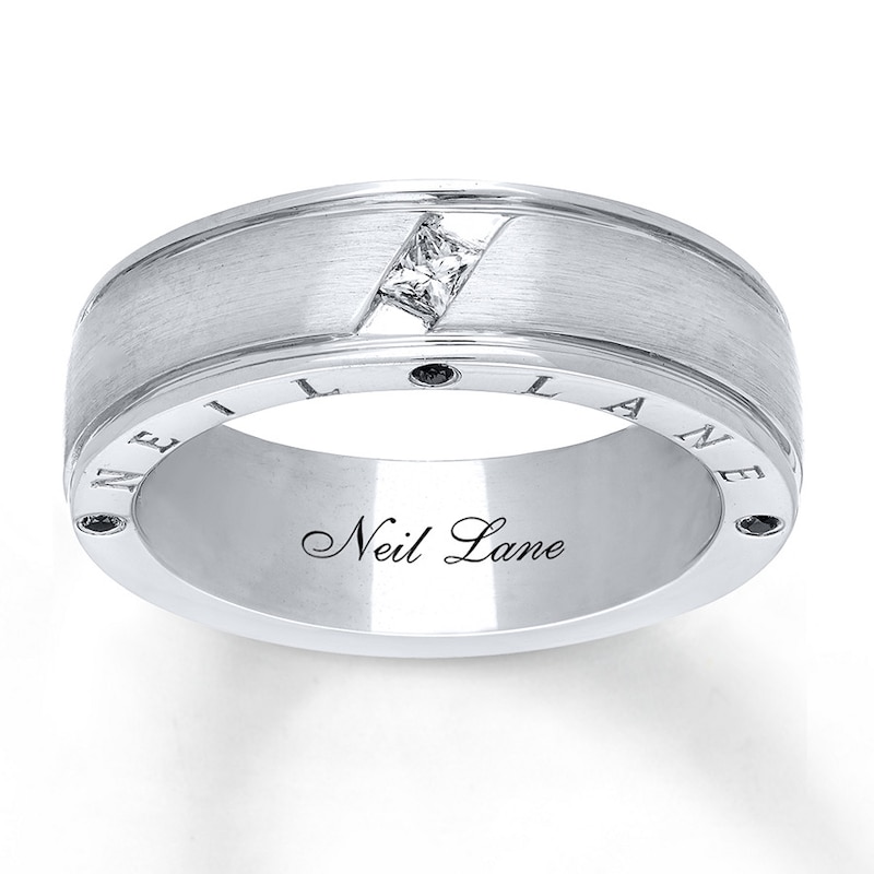 Main Image 1 of Previously Owned Neil Lane Men's Ring 1/5 ct tw Diamonds 14K Gold, 6.9mm