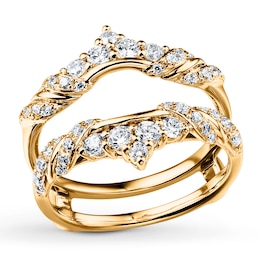Previously Owned Diamond Enhancer Ring 7/8 ct tw Round-cut 14K Yellow Gold