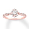 Thumbnail Image 1 of Previously Owned Diamond Promise Ring 1/2 carat tw Round 10K Rose Gold