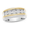 Thumbnail Image 1 of Previously Owned Diamond Wedding Band 1 ct tw Round 10K Two-Tone Gold