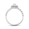 Thumbnail Image 3 of Previously Owned Diamond Promise Ring 1/3 ct tw Round 10K White Gold