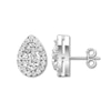 Thumbnail Image 1 of Previously Owned Diamond Earrings 1/2 ct tw Pear-shaped/Round 14K White Gold