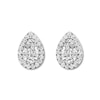 Thumbnail Image 2 of Previously Owned Diamond Earrings 1/2 ct tw Pear-shaped/Round 14K White Gold