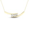 Thumbnail Image 1 of Previously Owned Diamond Necklace 1/4 ct tw Round 10K Yellow Gold