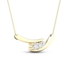 Thumbnail Image 2 of Previously Owned Diamond Necklace 1/4 ct tw Round 10K Yellow Gold