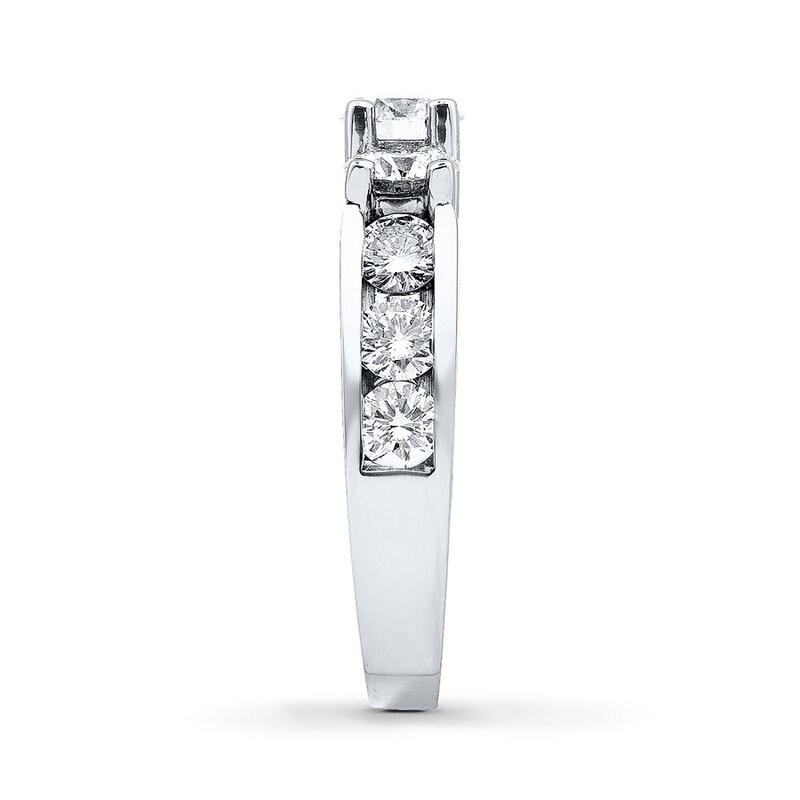 Main Image 3 of Previously Owned THE LEO Diamond Three-Stone Engagement Ring 2 ct tw 18K White Gold & Platinum