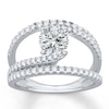 Thumbnail Image 3 of Previously Owned Diamond Ring Setting 5/8 ct tw Round-cut 14K White Gold