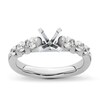 Thumbnail Image 1 of Previously Owned Diamond Engagement Ring Setting 1/2 ct tw Round 18K White Gold