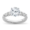 Thumbnail Image 3 of Previously Owned Diamond Engagement Ring Setting 1/2 ct tw Round 18K White Gold