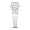 Thumbnail Image 3 of Previously Owned Princess-Cut Quad Diamond Fashion Ring 2 ct tw 14K White Gold