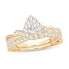 Thumbnail Image 1 of Previously Owned Diamond Bridal Set 1 ct tw Pear-shaped/Round-cut 14K Yellow Gold