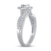 Thumbnail Image 2 of Previously Owned Diamond Bridal Set 1/2 ct tw Pear-shapedRound-cut 14K White Gold