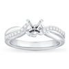 Thumbnail Image 1 of Previously Owned Diamond Engagement Ring Setting 1/5 ct tw Round 14K White Gold