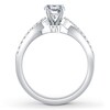 Thumbnail Image 2 of Previously Owned Diamond Engagement Ring Setting 1/5 ct tw Round 14K White Gold