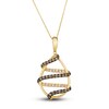 Thumbnail Image 1 of Previously Owned Le Vian Wrapped In Chocolate Diamond Necklace 3/4 ct tw Round 14K Honey Gold 19"