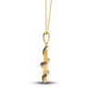 Thumbnail Image 2 of Previously Owned Le Vian Wrapped In Chocolate Diamond Necklace 3/4 ct tw Round 14K Honey Gold 19"