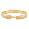 Thumbnail Image 2 of Previously Owned Hinged Prism-Cut Bangle Bracelet 10K Yellow Gold