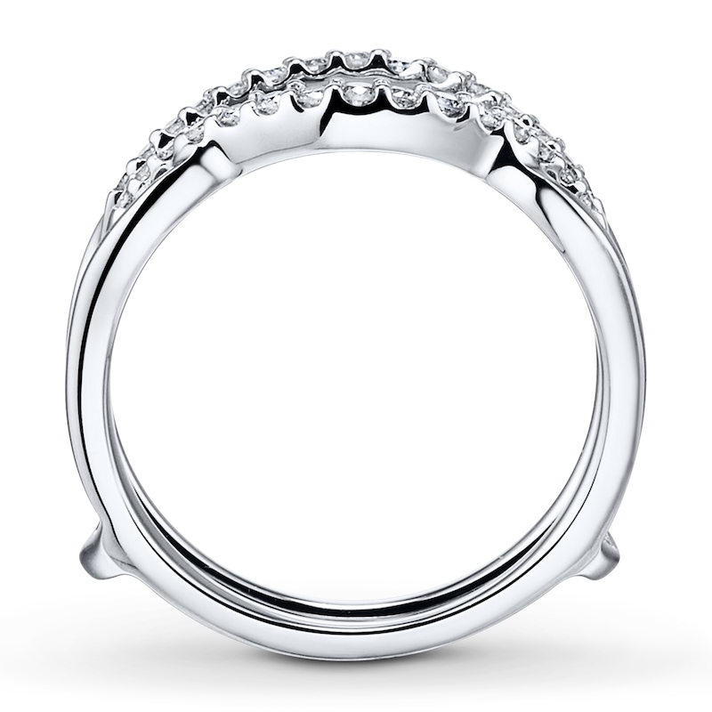 Main Image 2 of Previously Owned Diamond Anniversary Enhancer Band 1/5 ct tw Round 14K White Gold