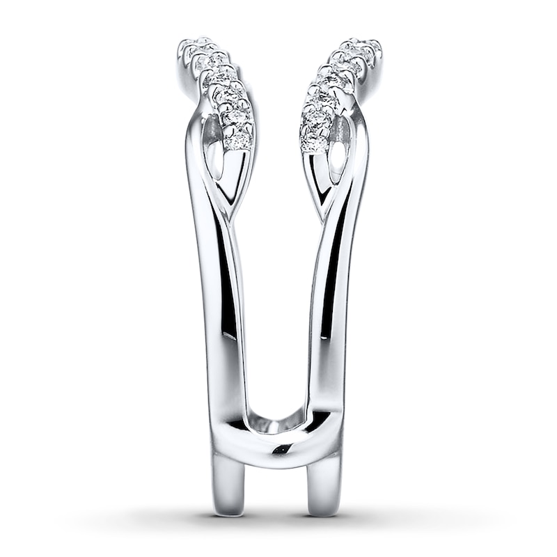 Main Image 3 of Previously Owned Diamond Anniversary Enhancer Band 1/5 ct tw Round 14K White Gold