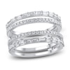 Thumbnail Image 1 of Previously Owned Diamond Enhancer Ring 1 ct tw Round/Baguette 14K White Gold