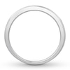 Thumbnail Image 2 of Previously Owned Men's Diamond Band 1/2 ct tw Round-cut 14K White Gold