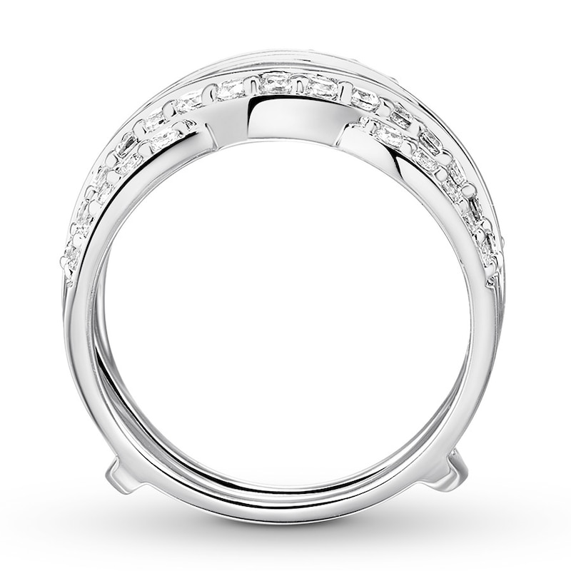 Main Image 2 of Previously Owned Diamond Enhancer Ring 1 carat tw Round-cut 14K White Gold