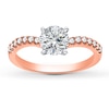 Thumbnail Image 3 of Previously Owned Diamond Engagement Ring Setting 1/5 ct tw 14K Rose Gold