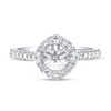 Thumbnail Image 3 of Previously Owned Diamond Ring Setting 3/8 ct tw Round-cut 14K White Gold