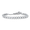 Thumbnail Image 1 of Previously Owned Diamond Bolo Bracelet 4 ct tw Round 14K White Gold