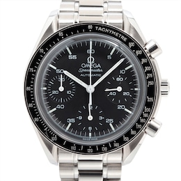 Previously Owned Men's OMEGA Speedmaster Chronograph Stainless Steel Watch 12924198355 (Model: 3510)