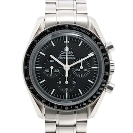 Previously Owned Men's OMEGA Speedmaster Chronograph Stainless Steel Watch 21024257328 (Model: 3570.5)
