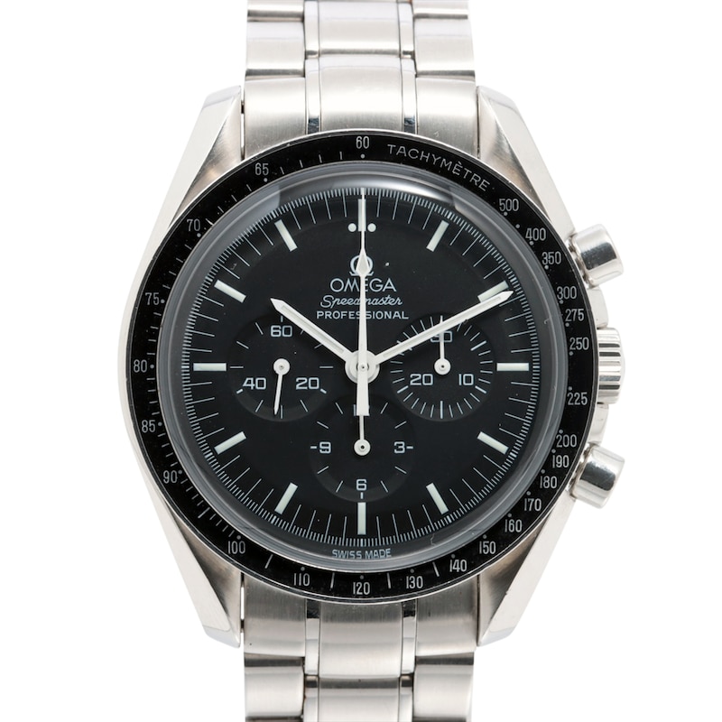 Main Image 1 of Previously Owned Men's OMEGA Speedmaster Chronograph Stainless Steel Watch 21024257328 (Model: 3570.5)