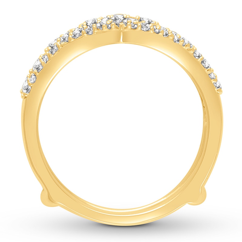 Main Image 3 of Previously Owned Diamond Enhancer Ring 5/8 ct tw Round-cut 14K Yellow Gold