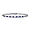 Thumbnail Image 1 of Previously Owned Vera Wang WISH Diamond Tennis Bracelet 1/3 ct tw Round 10K White Gold