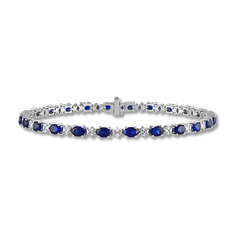 Main Image 1 of Previously Owned Vera Wang WISH Diamond Tennis Bracelet 1/3 ct tw Round 10K White Gold