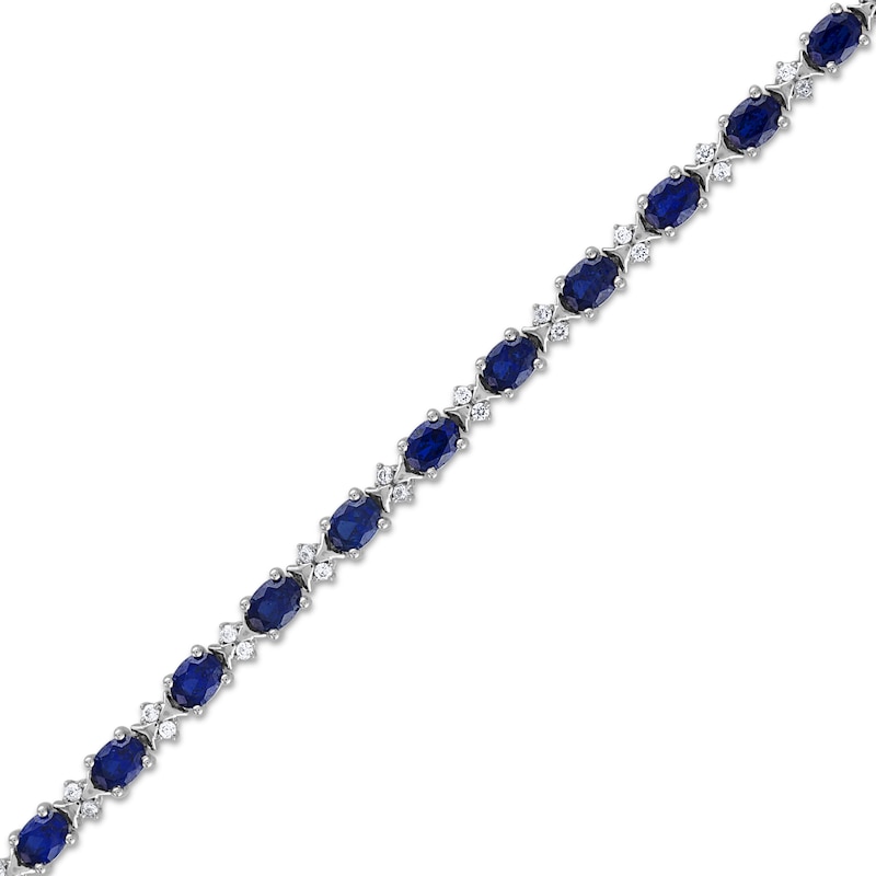 Main Image 2 of Previously Owned Vera Wang WISH Diamond Tennis Bracelet 1/3 ct tw Round 10K White Gold