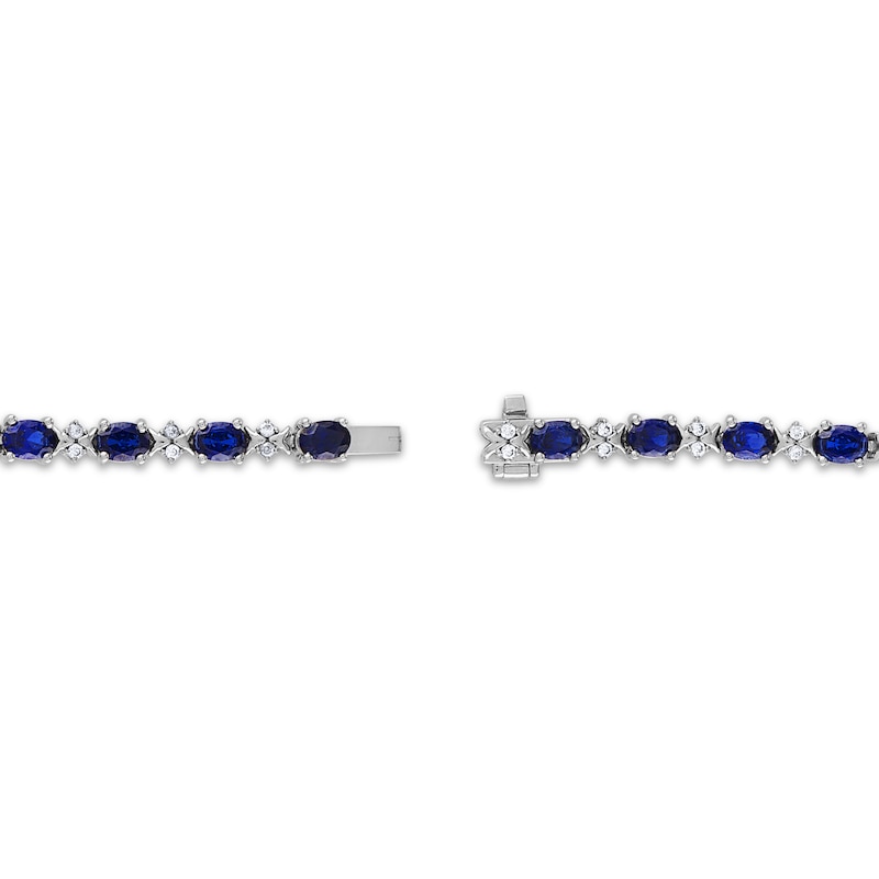 Main Image 3 of Previously Owned Vera Wang WISH Diamond Tennis Bracelet 1/3 ct tw Round 10K White Gold