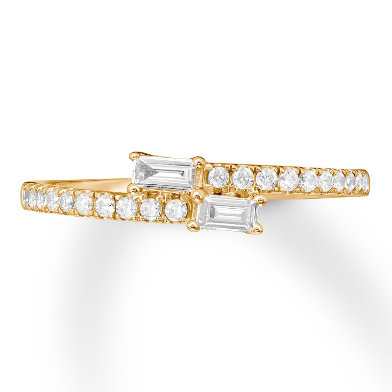 Main Image 4 of Previously Owned Ever Us Diamond Ring 1/4 ct tw 10K Yellow Gold