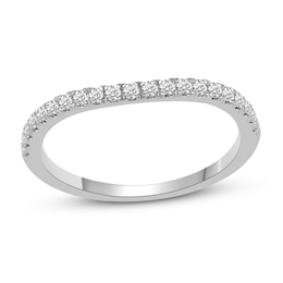 Previously Owned Diamond Wedding Band 1/2 ct tw Round 14K White Gold