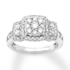 Thumbnail Image 1 of Previously Owned Diamond Engagement Ring 1-1/2 ct tw Round 14K White Gold