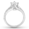 Thumbnail Image 2 of Previously Owned Diamond Engagement Ring 1-1/5 ct tw Princess-cut 14K White Gold