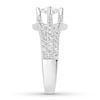 Thumbnail Image 3 of Previously Owned Diamond Engagement Ring 1-1/5 ct tw Princess-cut 14K White Gold