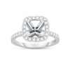 Thumbnail Image 1 of Previously Owned Diamond Ring Setting 5/8 ct tw Round 14K White Gold