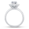 Thumbnail Image 2 of Previously Owned Diamond Ring Setting 5/8 ct tw Round 14K White Gold