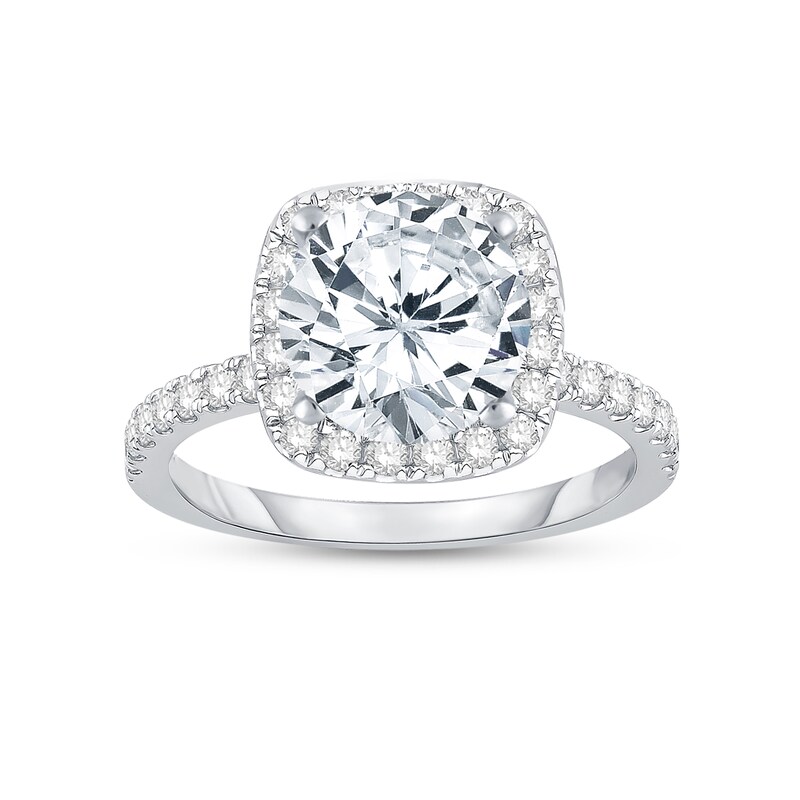 Main Image 3 of Previously Owned Diamond Ring Setting 5/8 ct tw Round 14K White Gold