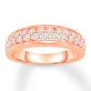 Thumbnail Image 1 of Previously Owned Diamond Anniversary Ring 3/8 carat tw 10K Rose Gold