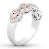 Thumbnail Image 4 of Previously Owned Diamond Anniversary Ring 3/8 carat tw 14K Two-Tone Gold