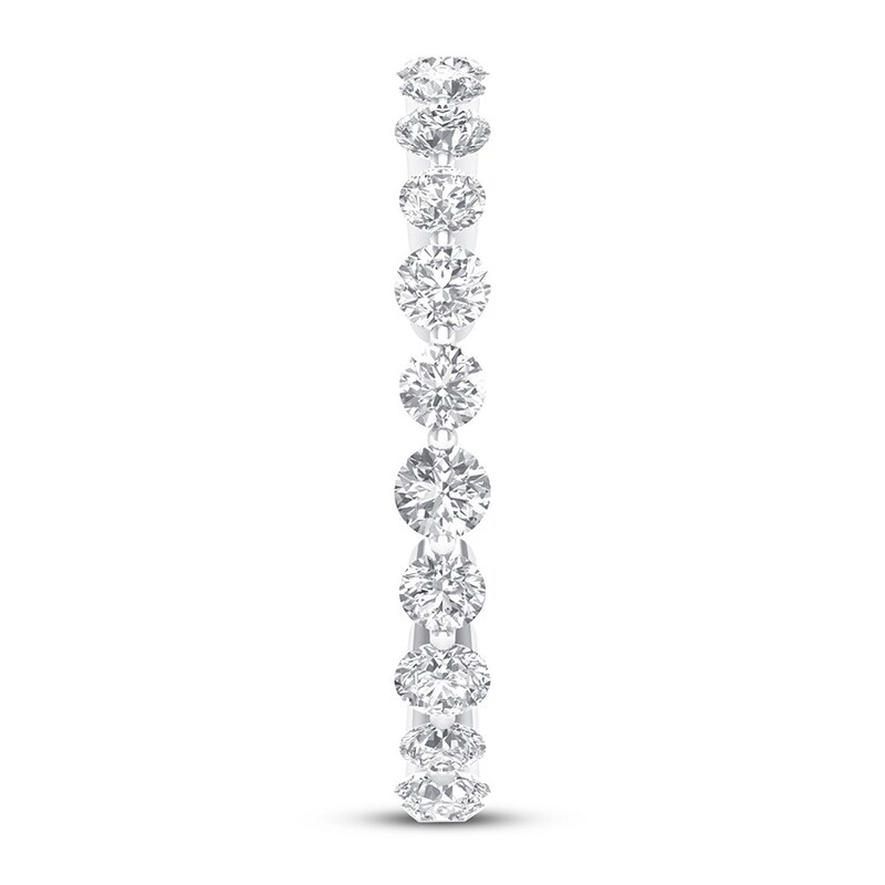 Main Image 3 of Previously Owned Diamond Eternity Ring 1 ct tw Round 14K White Gold